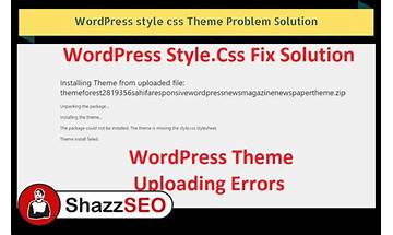WordPress style css Theme Problem Solution in 2023